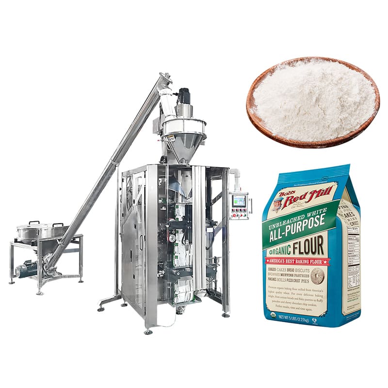 آلة تعبئة عمودية لتعبئة المساحيق